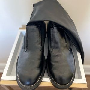 Knee high leather boots